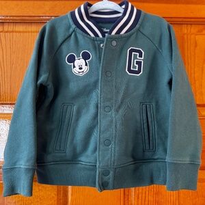 GAP Mickey Mouse Toddler Varsity Jacket